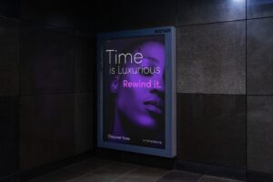 Poster that says Time is Luxurious