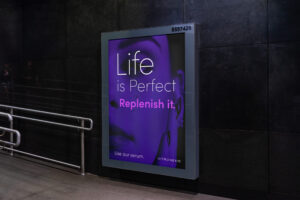 Poster that says Life is Perfect